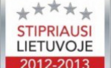 UAB Židinių meistrai - vieni stpriausių Lietuvoje 2012 - 2013 m